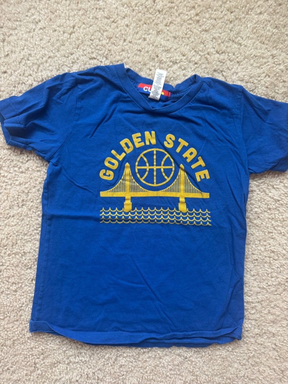 Blue Kids Golden State Bridge Graphic Tee
